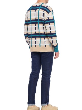 Зелёный свитер BOSS: фото 4 - Invogue